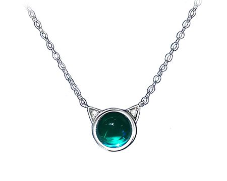 骨灰晶石项链 · 深海之泪